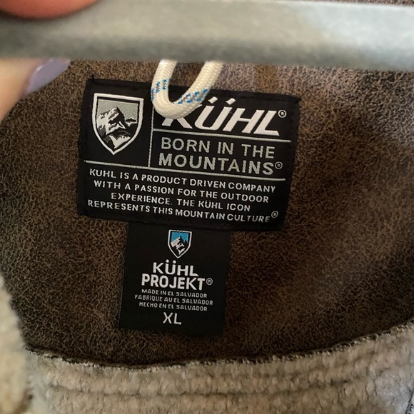 KUHL DANI SHERPA WOOL VEST WOMENS IN OAK COLOR SIZE XL - Picture 5 of 13